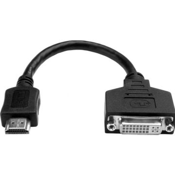 Eaton Tripp Lite Series HDMI to DVI Adapter Video Converter (HDMI-M to DVI-D F), 8-in. (20.32 cm) - Videoadapter