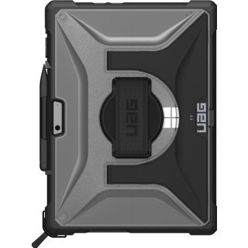UAG Plasma Series Rugged Case for Surface Pro 9, 10, 11 - Plasma Series w Handstrap and Shoulder Strap- Clear