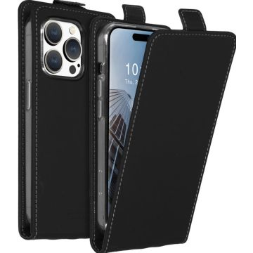 Accezz Flipcase iPhone 15 Pro - Zwart