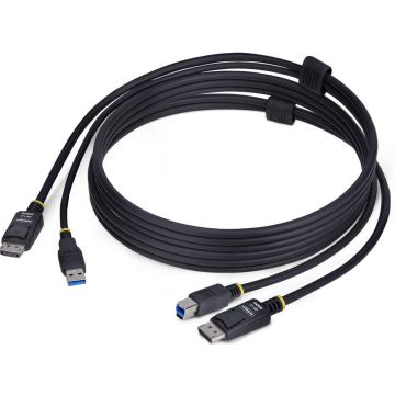 StarTech.com 6ft (1.8m) DisplayPort and USB 5Gbps KVM Cable - Toetsenbord  video  muis (TVM) kabel