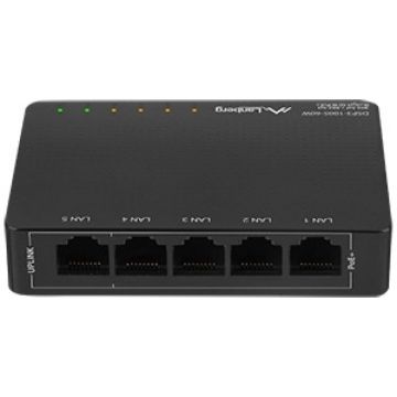 Lanberg Switch DSP3-1005-60W 5X 1GB DSP+ (4 Port DSP 30W/Por