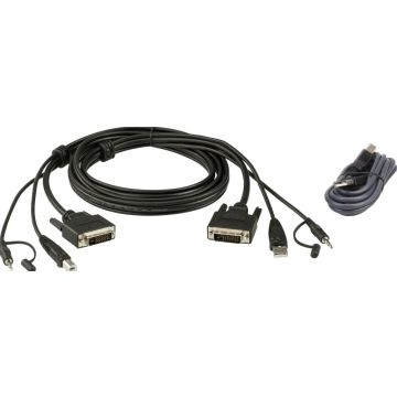 ATEN 2L-7D02UDX2 - Kabelpakket voor toetsenbord  video  muis (TVM)