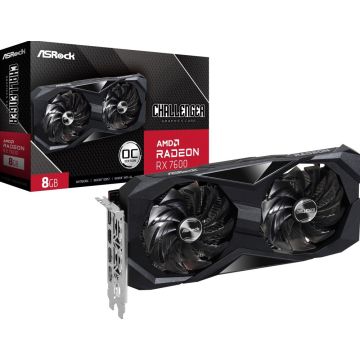 ASROCK Radeon RX 7600 Challenger 8GB OC - Videokaart