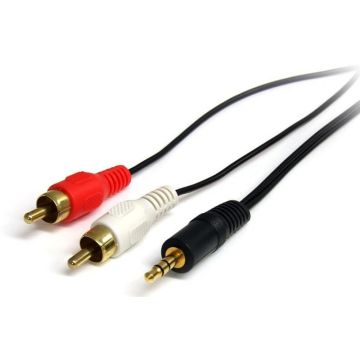 StarTech.com 90cm Stereo Audiokabel - 3,5mm naar 2x RCA MM