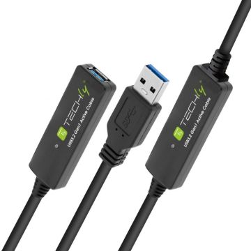 Techly USB 3.0 Repeater Kabel 20m