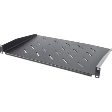Intellinet 19"" legplanken 300mm Frontmont. 1HE perforiert zw