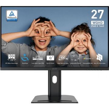 MSI 68.6cm (27") IPS WQHD PRO MP273QPDE E2 HDMI/DP/4ms/Pivo