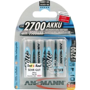 Ansmann Mignon Akku  4 x AA 2700mAh