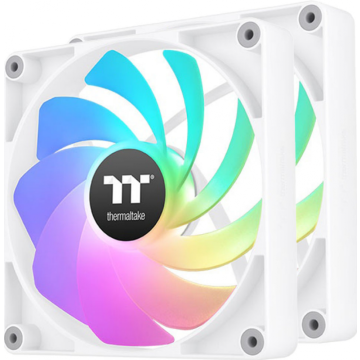 Thermaltake CT120 EX Reverse ARGB Sync PC Cooling Fan White 2-pack - Ventilator