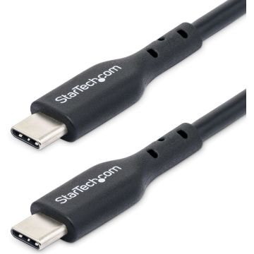 StarTech.com 1m (3ft) USB C Charging Cable, USB-C Cable, USB 2.0 Type-C Laptop Charger Cord, 60W 3A Power Delivery, TPE Jacket, USB-C Data Transfer Cable, MM - USB-kabel