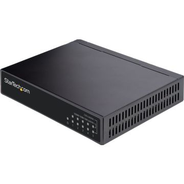 StarTech.com Unmanaged 2.5G Netwerk Switch, 5 Port Gigabit Switch, 2.5GBASE-T Unmanaged Switch, Ethernet Switch, Bureau of Wand Montage, Backward Compatibel met 101001000Mbps apparatuur (DS52000) - Switch