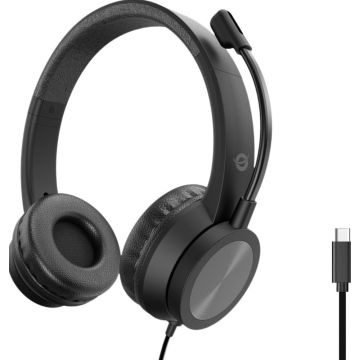 CONCEPTRONIC Headset USB-C  Mikro,int.Bed.Stereo     2.0m sw
