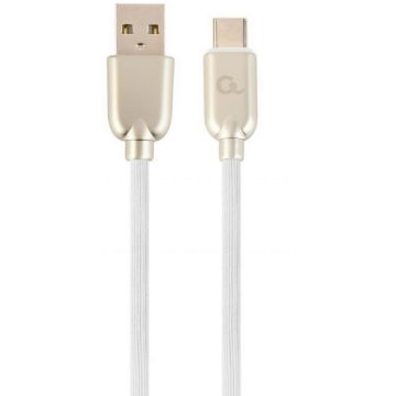 gembird Hochwertiges USB-oplaadkabel vom Type C, 2 m, weiß