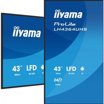iiyama ProLite LH4364UHS-B1AG - Digital Signage Display