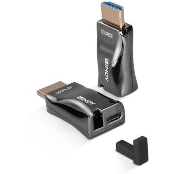 LINDY 300m HDMI 4K60 Fiber Optic Dongle extender