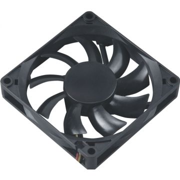 Akasa Slimfan, Ventilator, 8 cm, 2500 RPM, Zwart
