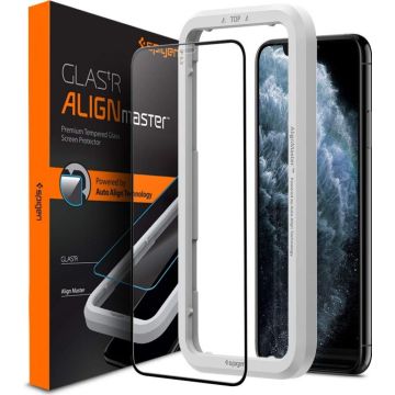 Spigen GLAS.tR AlignMaster Full Coverage - Schermbeschermer voor mobiele telefoon