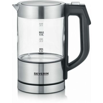 Waterkoker glas multi temp. 1100W 0.5L