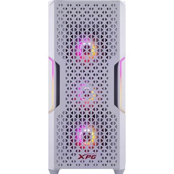 Case ADATA Midi XPG STARKER AIR white RGB 1x120 fan front,1x120 ARGB fan rear
