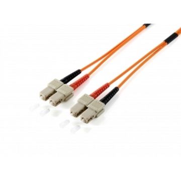 Equip LWL Patchkabel SC->SC 15.00m Singlemode Duplex OS2 yel plastic zak