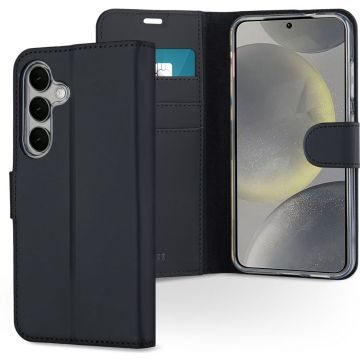 Accezz Wallet Softcase Bookcase Samsung Galaxy S25 - Zwart