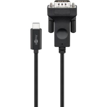 goobay USB C - VGA cable 1,8m bk