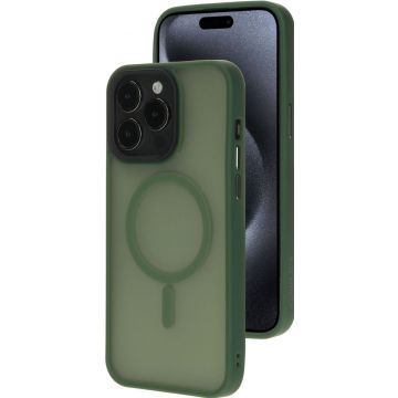 Hardcover met Corner Protection en geschikt voor MagSafe voordelen: + Transparante frosted afwerking: frisse uitstraling en tijdloos ontwerp + MagSafe geschikt: de ingebouwde magneet is geschikt voor alle Apple MagSafe accessoires en laders! + Impact prot