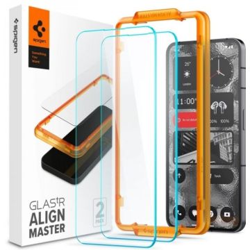 Spigen GLAS.tR AlignMaster - Schermbeschermer voor mobiele telefoon