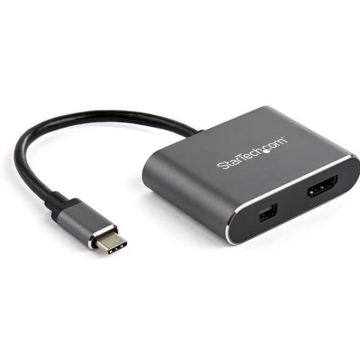 StarTech.com USB-C naar mini DisplayPort  HDMI multiport video adapter - 4K 60Hz UHD