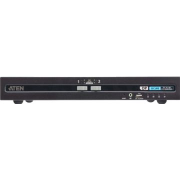 2-Port USB - 4K DisplayPort Secure KVM Switch with Card Reader (PSD PP V4.0 Compliant)