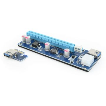 gembird PCI-Express-Riser-Zusatzkarte, PCI-ex 6-polig