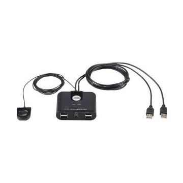 ATEN US224 2-Port USB Peripheral Sharing Device - Gedeelde switch voor USB-randapparatuur