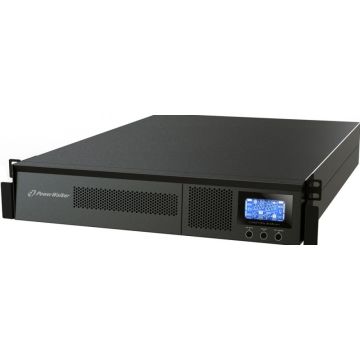 PowerWalker VFI 1000RM LCD, Dubbele conversie (online), 1 kVA, 900 W, Sinus, 160 V, 300 V