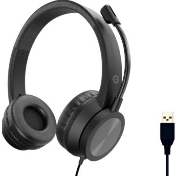 CONCEPTRONIC Headset USB-A  Mikro,int.Bed.Stereo     2.0m sw
