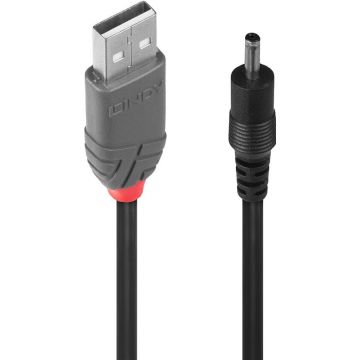 LINDY  70266 - USB to 1.35mm Inner / 3.5mm Outer DC Kabel