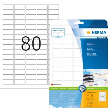 Herma 4336 -Premium etiketten -  wit