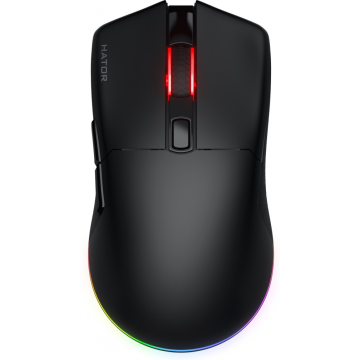 HATOR Pulsar 3 Wireless RGB Zwart - Muis