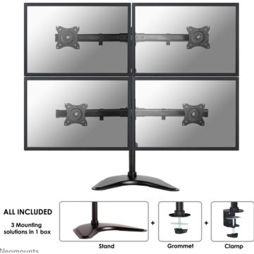 Neomounts NM-D335D4 - Monitorarm voor 4 schermen