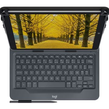 Logitech Universal Folio - Toetsenbord en foliobehuizing met geïntegreerd toetsenbord
