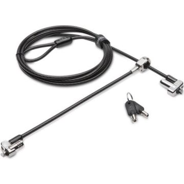 Kensington N17 Keyed Dual Head Laptop Lock for Wedge Shaped Slots - Beveiligingskabelslot