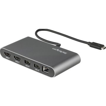 StarTech.com Thunderbolt 3 Dock - Mini Dual Monitor TB3 Docking Station met HDMI 4K 60Hz
