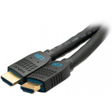 C2G 50ft Ultra Flexible 4K Active HDMI Cable Gripping 4K 60Hz - In-Wall MM