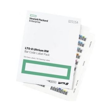 HPE LTO-8 Ultrium RW Bar Code Label Pack - Streepjescode-etiketten