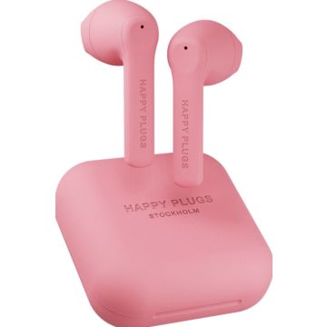 Happy Plugs verandert technologie in een fashion must-have Happy Plugs Air 1 GO headphones Ontwerp: de kleinste en lichtste headphone verpakt met de nieuwste technologie en briljant geluid voor een betaalbare prijs Bluetooth 5.0v: betrouwbaar en super sne