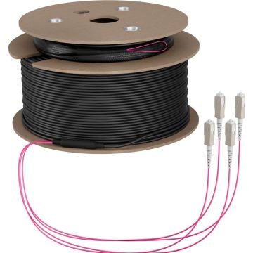 EFB Trunkkabel U-DQ(ZN)BH 4G 50/125, SC/SC OM4 190m