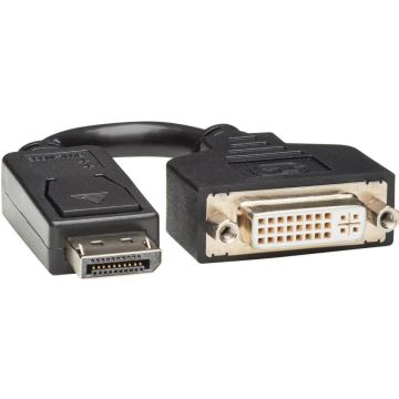 Eaton Tripp Lite Series DisplayPort to DVI-I Adapter Cable (MF), 6 in. (15.2 cm) - Adapter voor display