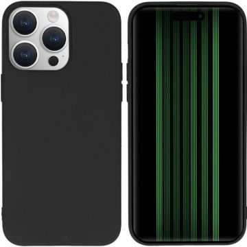 Accezz Color Backcover iPhone 15 Pro Max - Zwart
