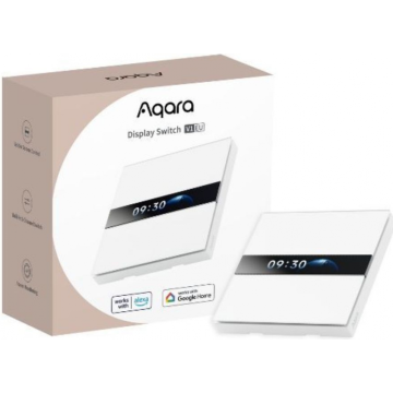 Aqara Display Switch V1 - Tweekanaals muurschakelaar met nuldraad
