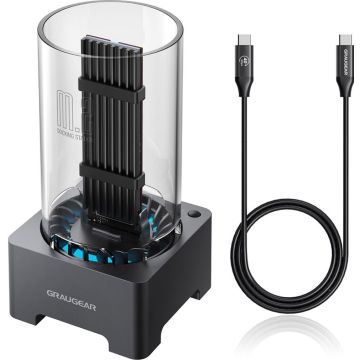 GRAUGEAR Docking Station USB 4.0 f. M.2 PCIe Gen4x4 NVMe SSD
