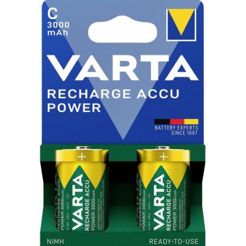 Varta accu RECHARGE Power C HR14 3000mAh NEU 2St.